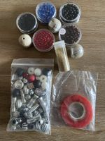 Bastelset: Diverse Perlen, Rocailles - Farbenfroh!