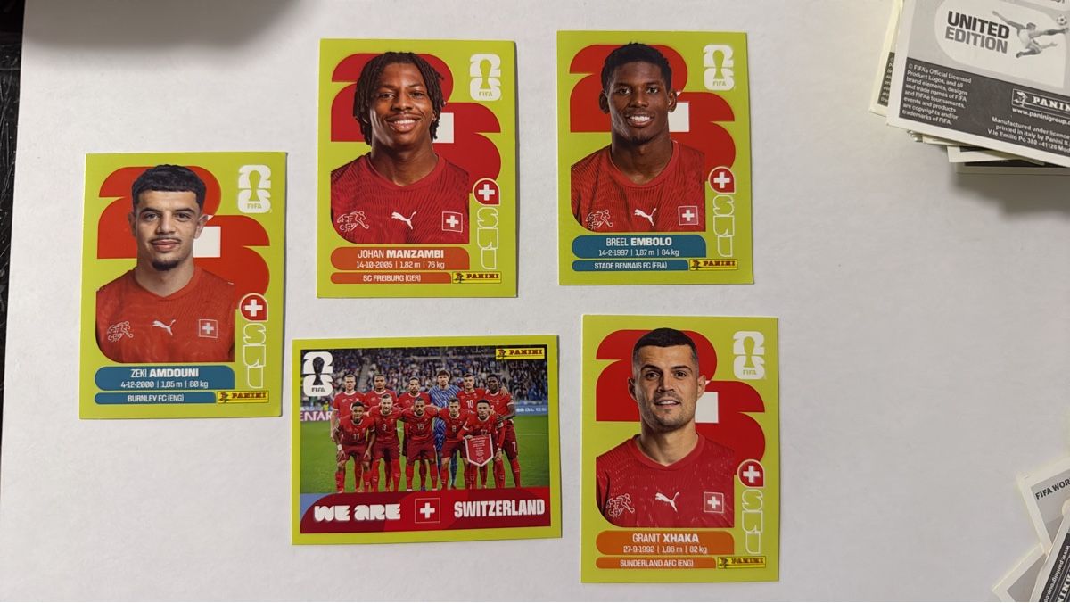 Panini Carte collezionabili: Panini Karten Schweiz 5 Stk.  – Nuovo (secondo la descrizione) da Zürich venduto da Maeckes