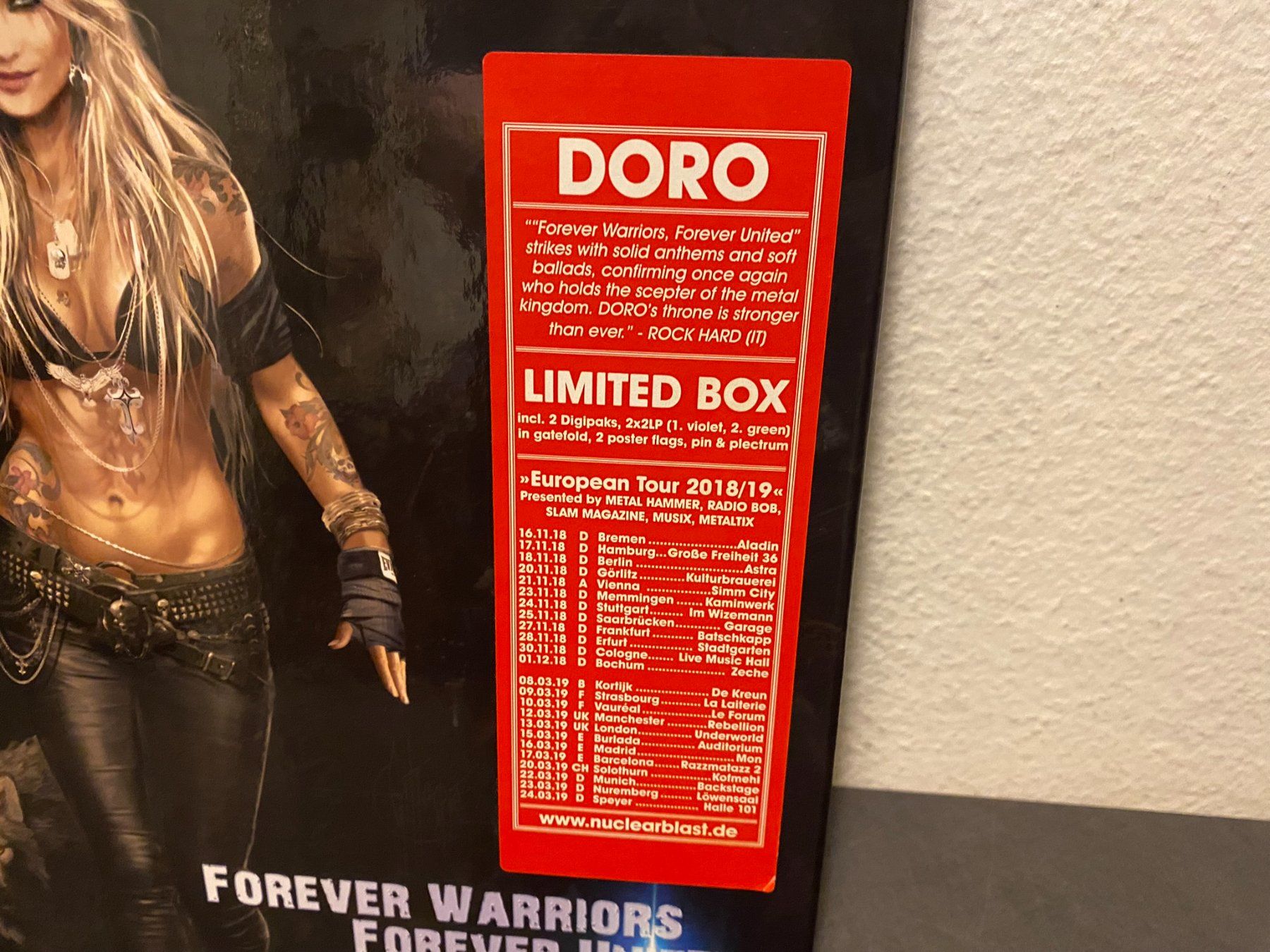 Dischi in vinile: Doro - Forever Warriors Forever United - Box Set L.Edition – Nuovo (secondo la descrizione) da Basel venduto da VinylLover68 4
