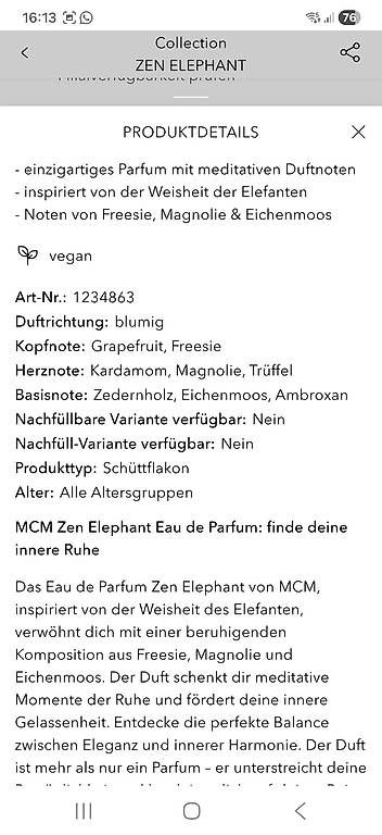 Mcm Profumi & Eau de Toilette: 2 Luxus Parfüm Miniaturen – Nuovo e nell'imballaggio originale da Uerkheim venduto da Pod23 4