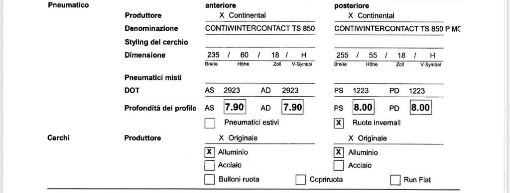 Pneumatici & Ruote complete: Cerchioni e gomme Mercedes GLC – Usato da Lamone venduto da Franco_KTM 3