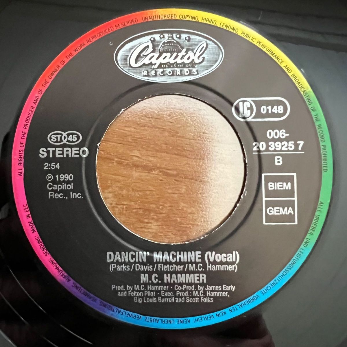 Vinyles: M.C. Hammer - U Can't Touch This / 1. EU-Press. 1990 - TOP – D'occasion à Gais par soundcave57 3