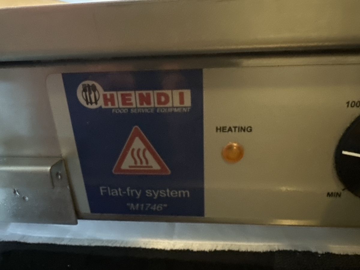 Griglie: HENDI Platten-Grill M-1746, Flat-Fry System, 3200W, gebrauch – Usato da Zürich venduto da Chaeffeler 4