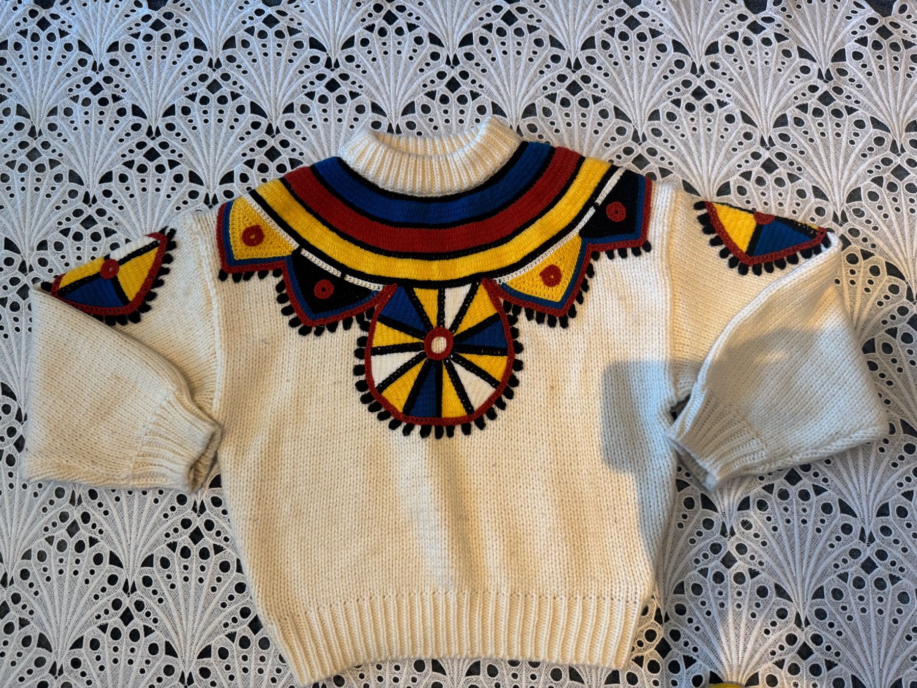 Maglioni & Felpe: Dicker Winter-Pullover mit tollem Muster Gr S – Usato da Frenkendorf venduto da Style365 1