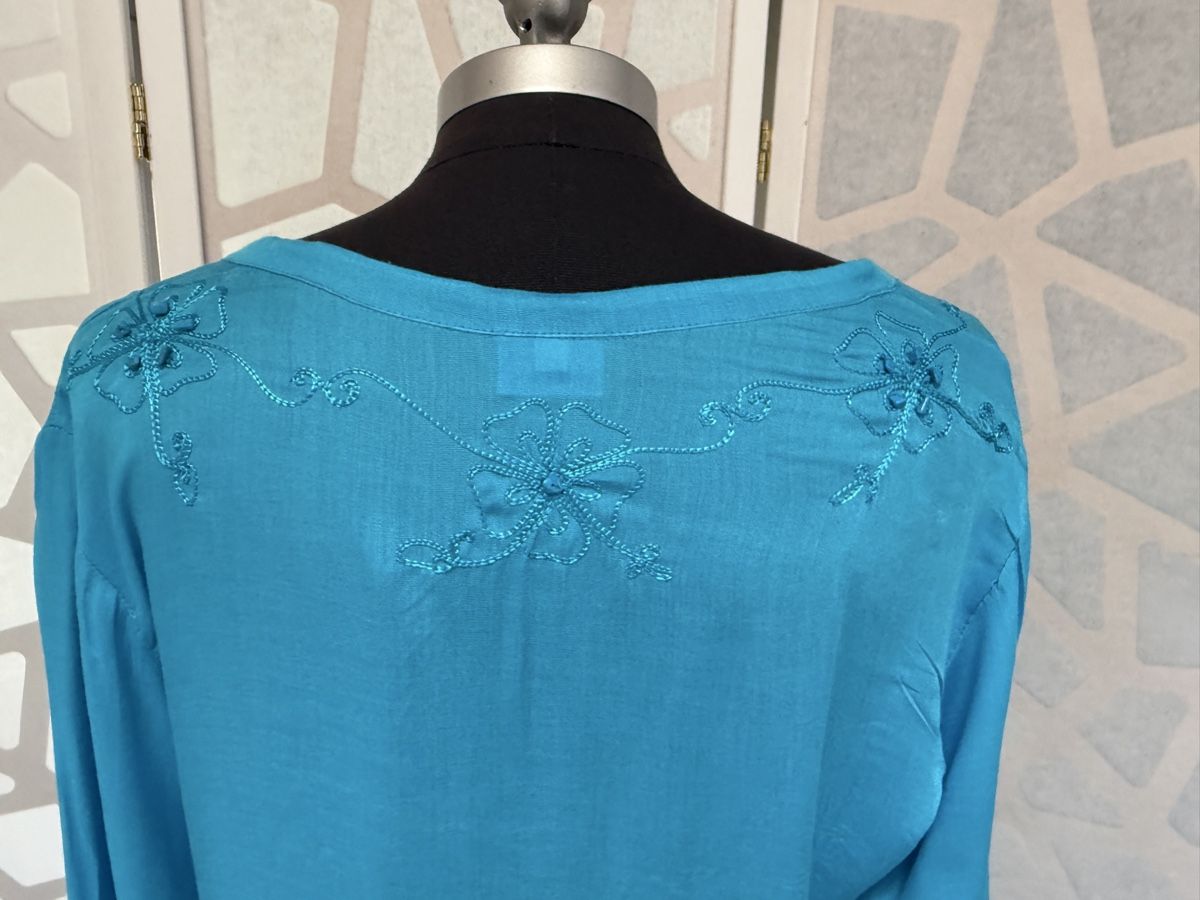 Tuniken: Great Melissa Odabash blue summer tunic. S/M – Neu (gemäss Beschreibung) aus Grund b. Gstaad von PlageNeige 6
