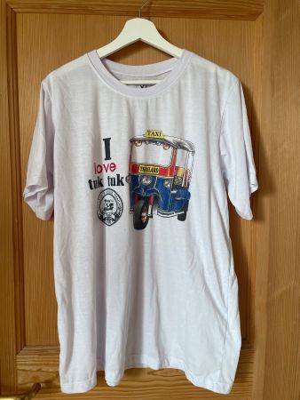 T-Shirt weiss XL i love tuk tuk