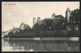 AK Rapperswil, Gebäudepartie am Seeufer