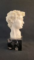 Büste "Michelangelo's David" auf Marmorsockel G. RUGGERI