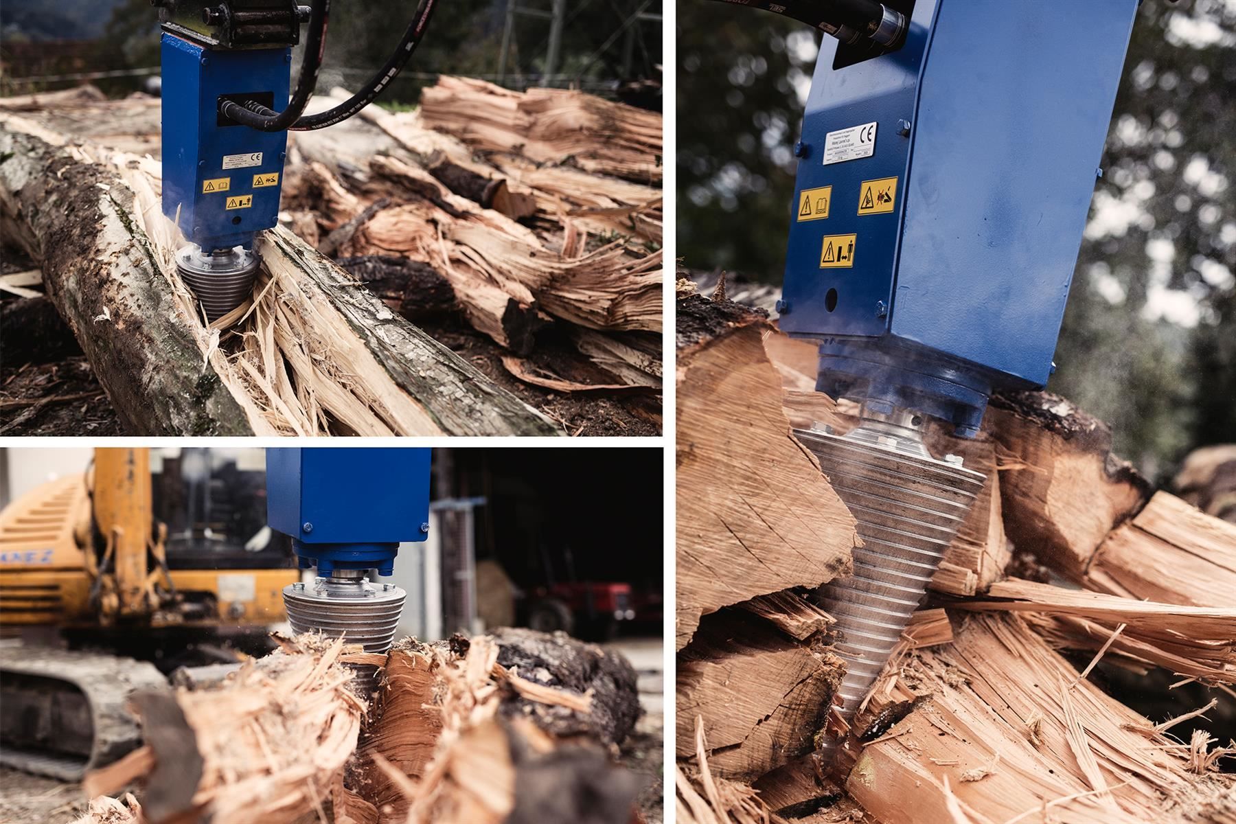 Holzspalter & Zubehör: Kegelspalter Holzspalter Bagger 1.100ccm – Neu und originalverpackt aus Les Ponts-de-Martel von SpalterRobert 6
