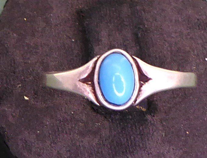 Bagues: Ring 925 Silber mit synthetischem Stein – D'occasion à Muri AG par silvermouse007 1