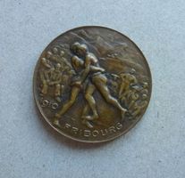 Bronze-Medaille ++ Fete Cantonal Fribourg 1910