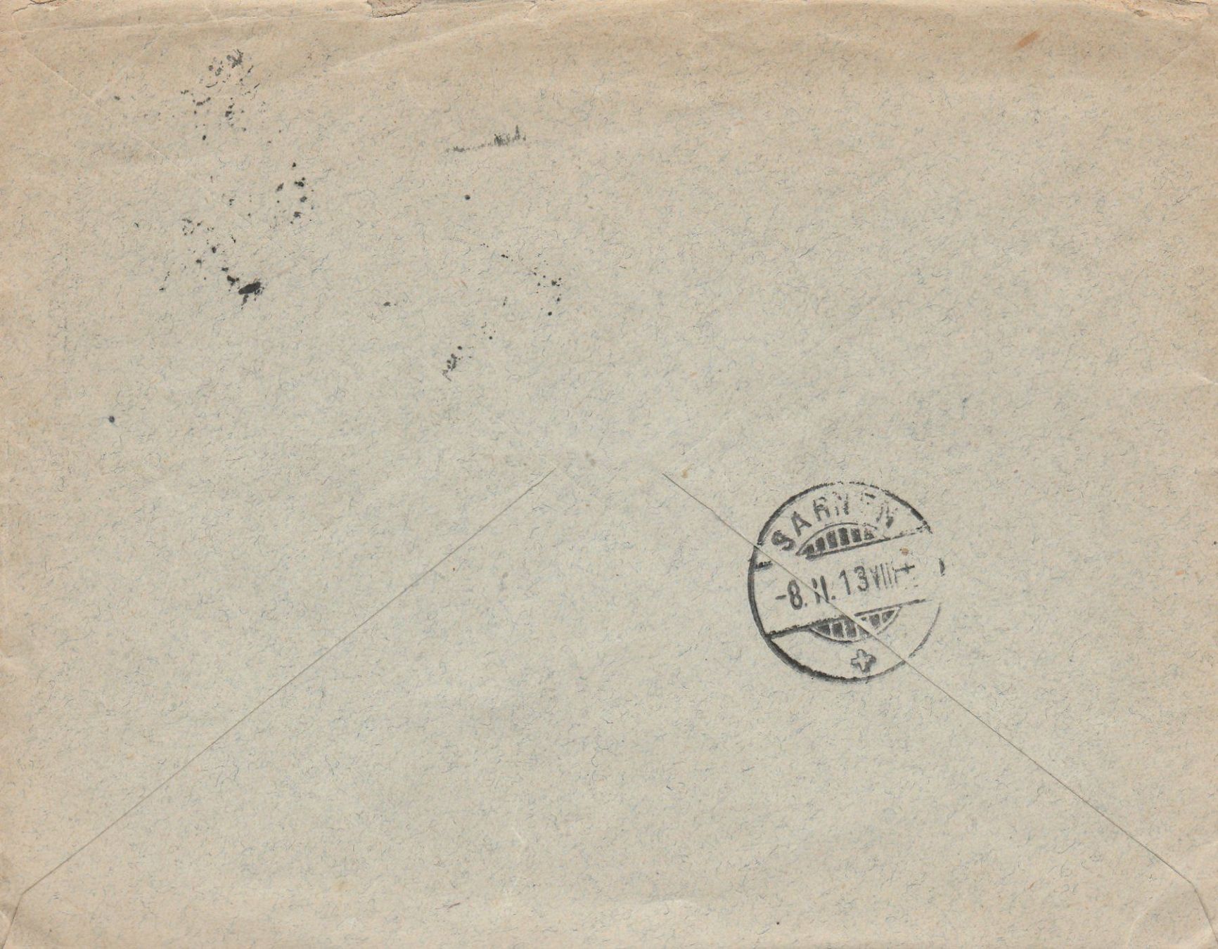 Tous les timbres: Biel-Aluminiumwarenfabrik-Brief 1913 – D'occasion à uttwil par Koehlerfred 1