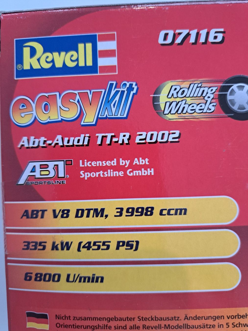 Revell Kit di modellismo & Modellini statici: Revell Auto Easy Kit Abt Audi TT-R 2002 – Nuovo e nell'imballaggio originale da Au (SG) venduto da mavi4114 2
