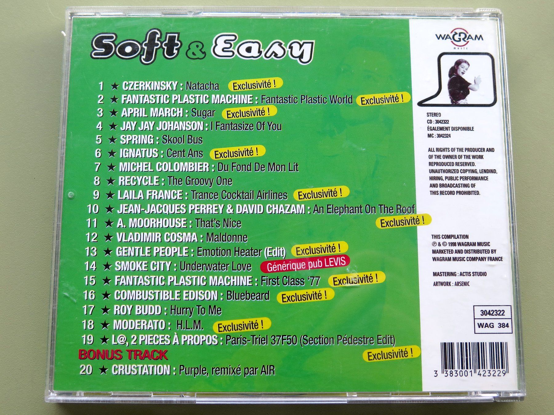 CDs: (p) CD SOFT & EASY, Div. Interpreten, 1998 – Gebraucht aus Bern von Balzamico 1