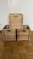 3 Ikea Kallax Körbe  Rattan