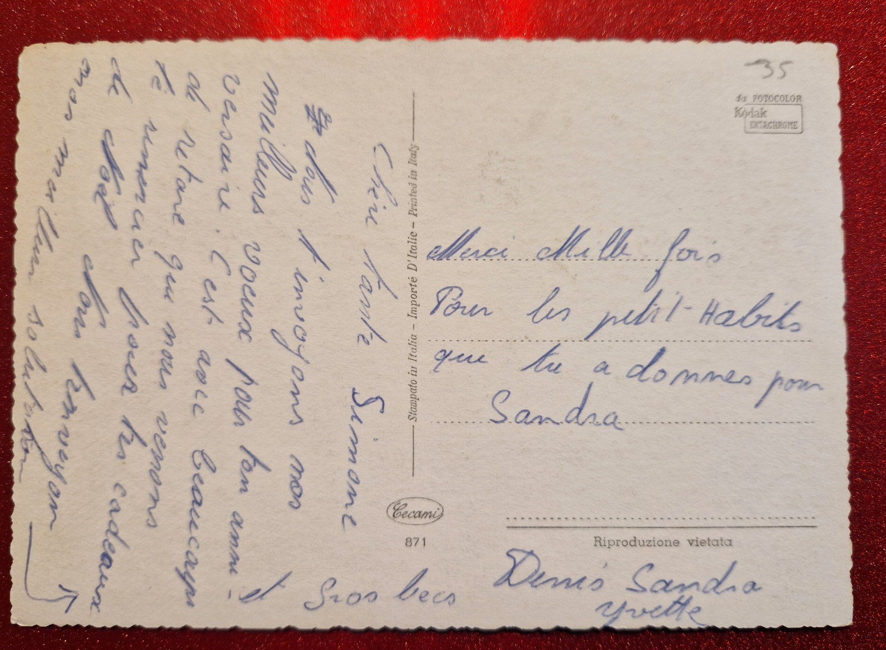Cartoline postali: Nelken Goldfarbig Vintage – Usato da Melchnau venduto da Fishel 1