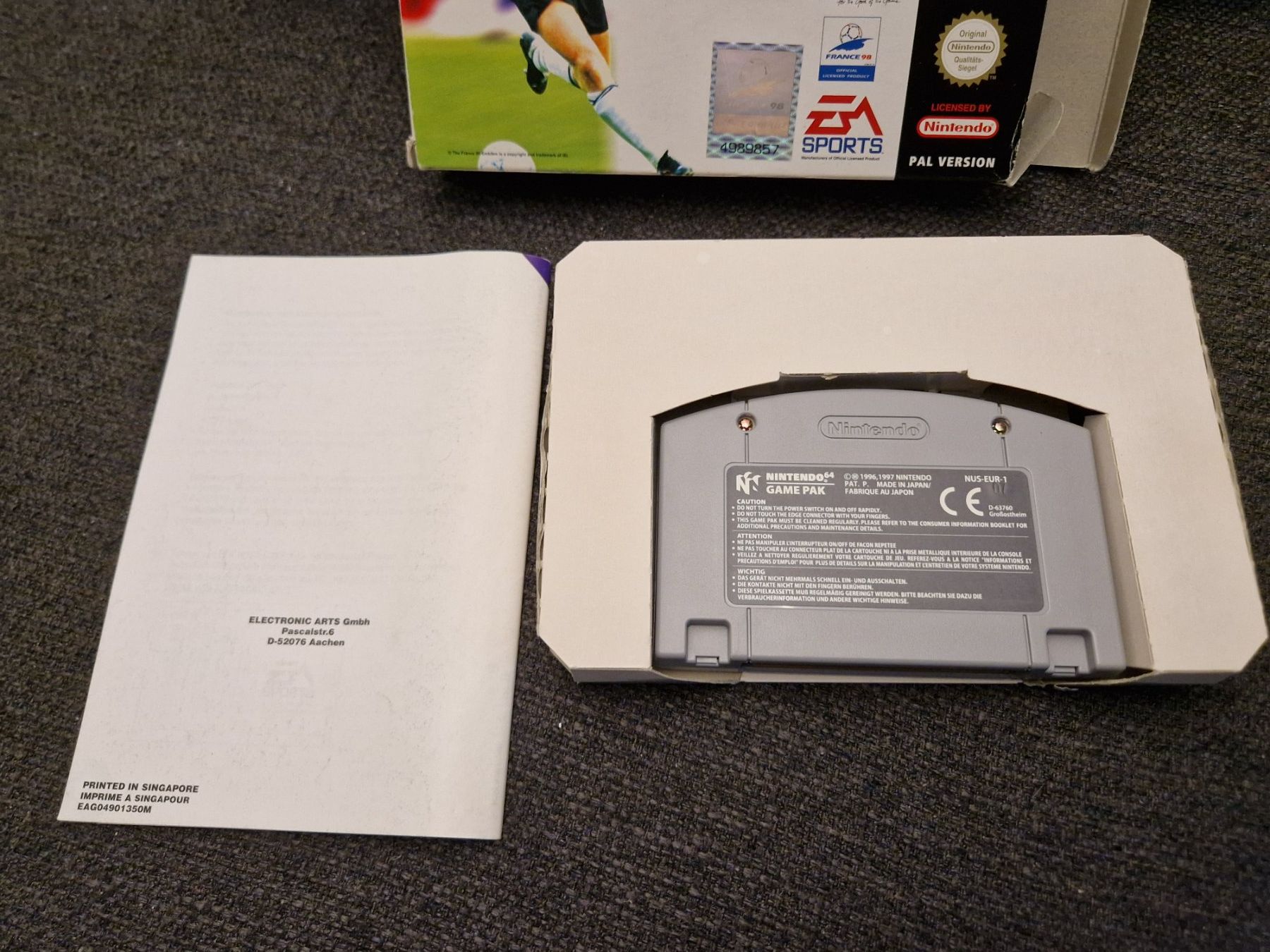 Giochi: FIFA 98 OVP / N64 – Usato da Rain venduto da Laupia 3