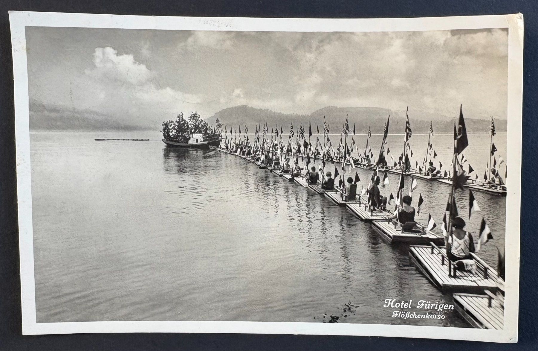 Cartoline postali: ANSICHTSKARTE FLÖSSCHENKORSO HOTEL FÜRIGEN – Usato da Ostermundigen venduto da Heavenmaus75
