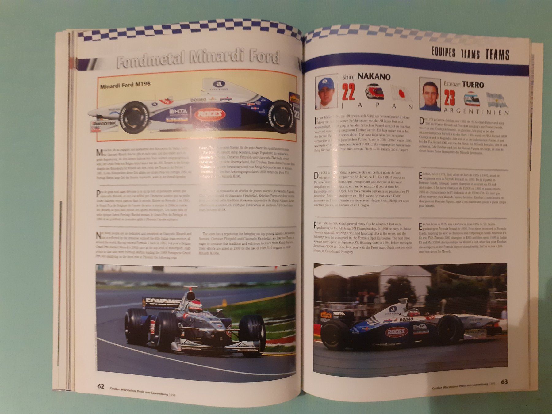 Riviste & Magazine: Programmheft Formel 1 GP Luxemburg "Nürburgring" 1998 – Usato da Aarburg venduto da Hktm 6