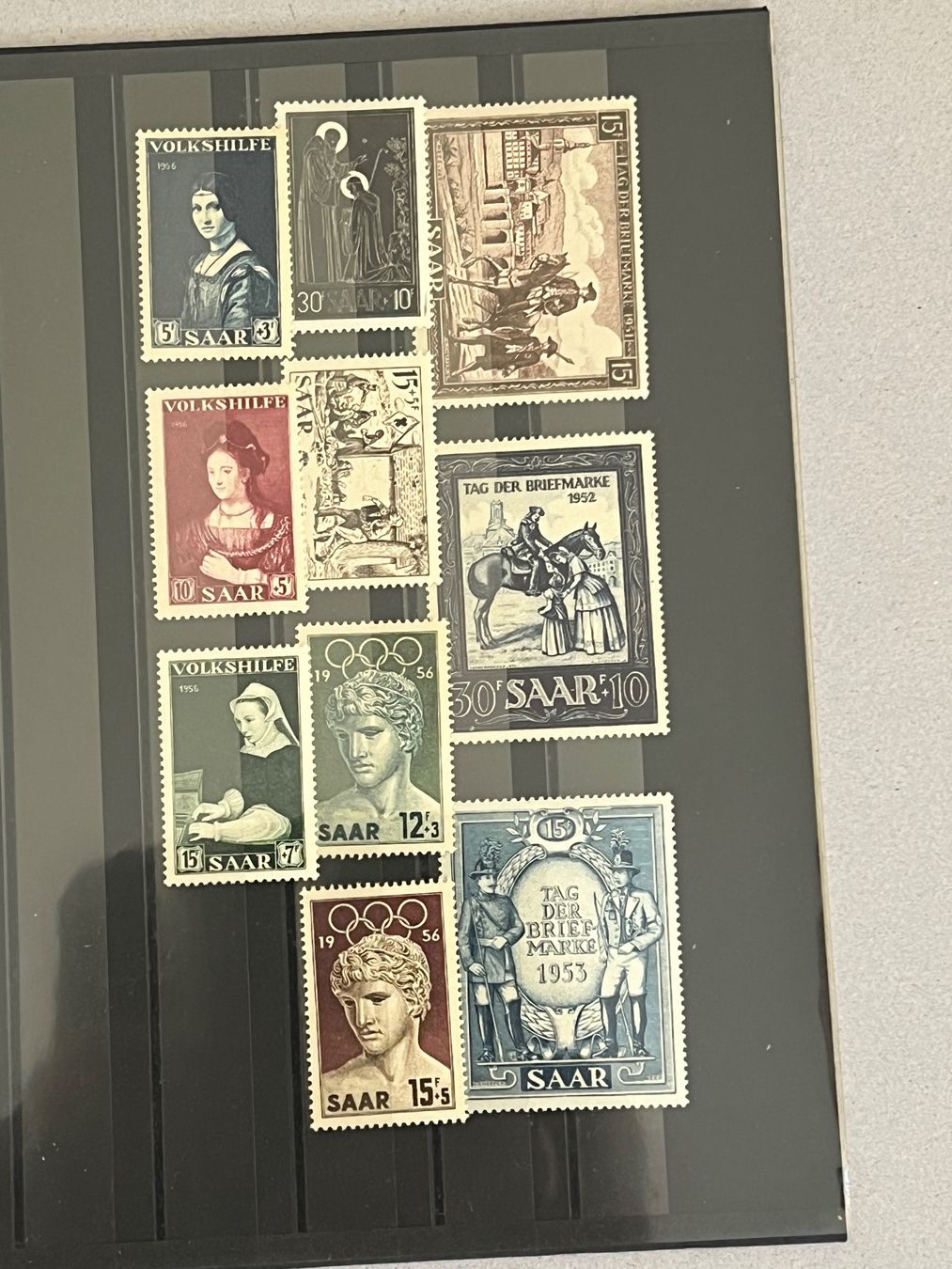 Alle Briefmarken: Konvolut Saarland – Gebraucht aus Altikon von Linus62 2