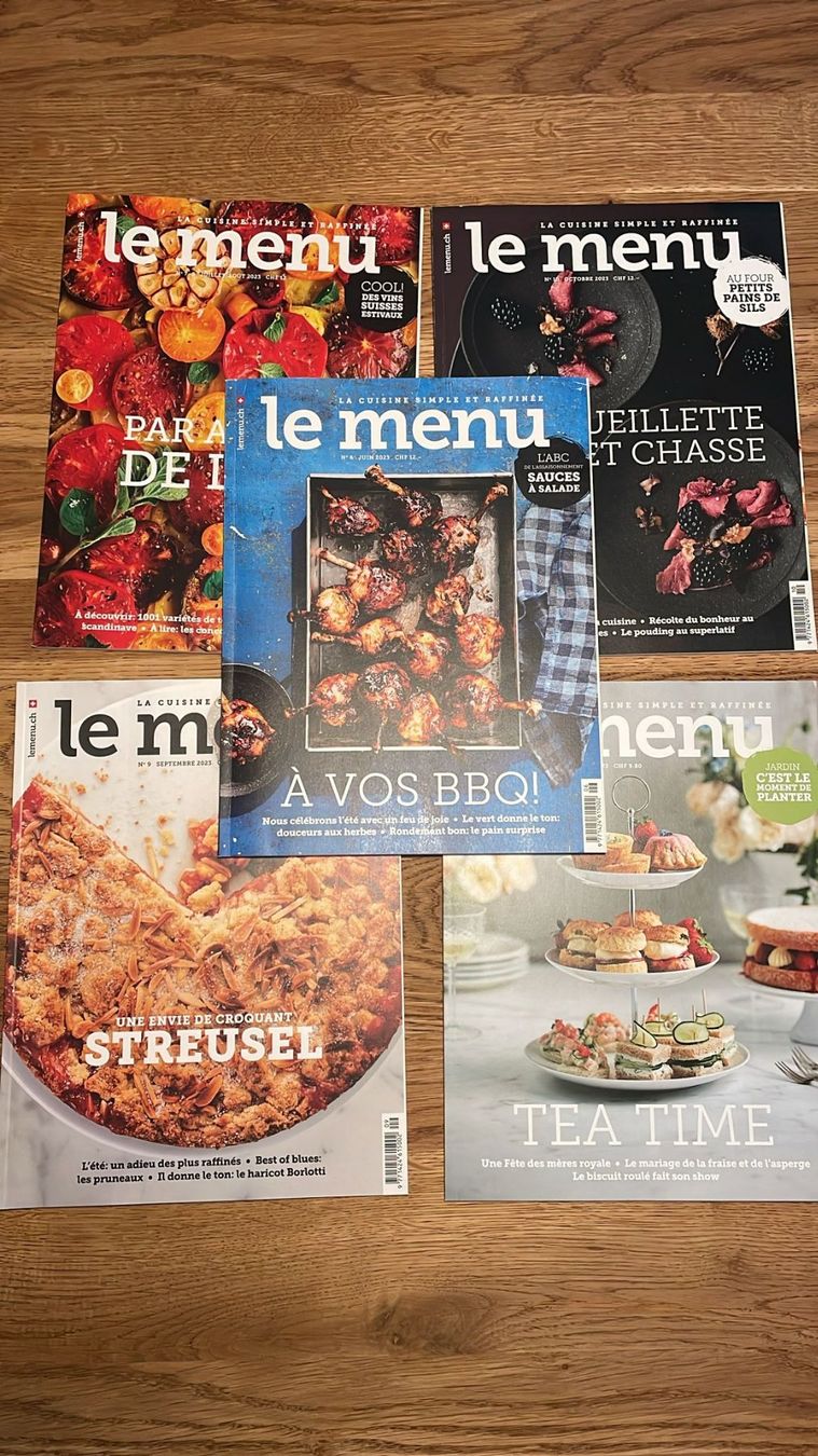 Zeitschriften & Magazine: Lot magazine le menu – Gebraucht aus Marly von hay_kym6