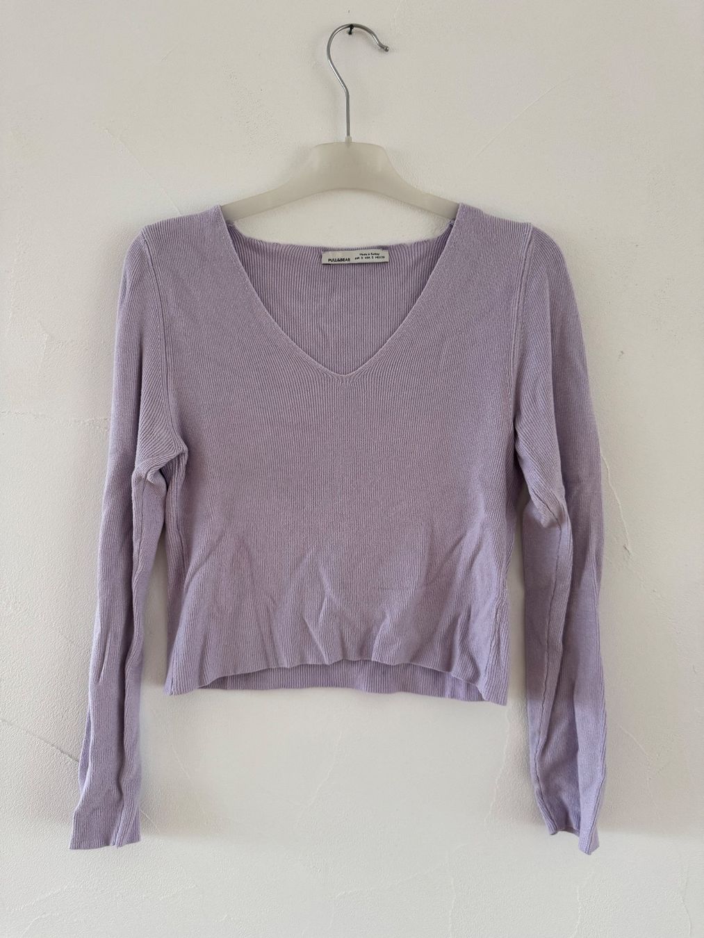 Maglioni & Felpe: Pull&Bear Feinstrick-Pullover, Lila, Gr. S – Usato da Urdorf venduto da roses202
