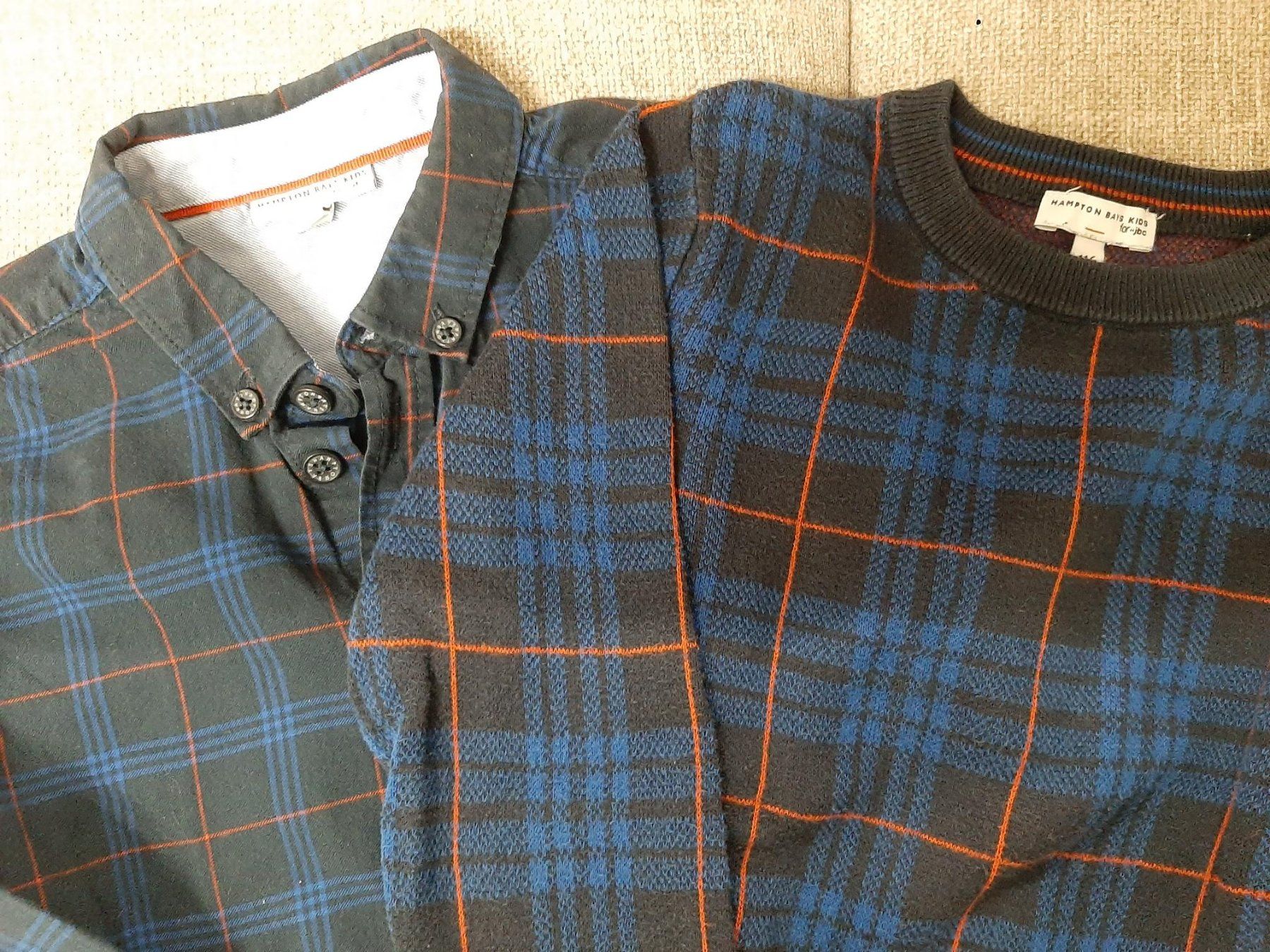 Lotti & Set di vestiti: Hemd + passendem Pullover HAMPTON BAYS. Blau,116/6J.WIE NEU! – Usato da Zumikon venduto da Boutique_Bella_Valle 1