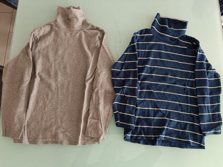 2 neue Rollkragenshirts 122