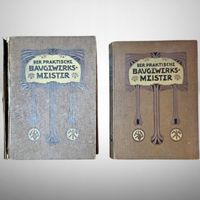 🏗️1910 Rarität: Der praktische Baugewerksmeister + Extra 📐
