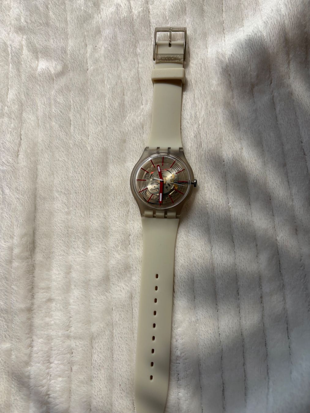 Swatch Orologi: Swatch Uhr New Gent, beige gelb – Usato da Möhlin venduto da seerose6 5