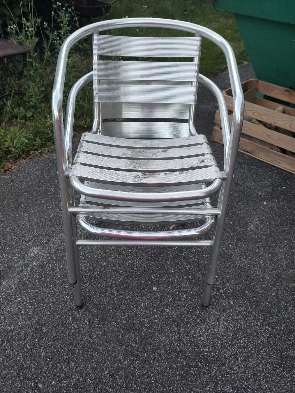 Sedie: 2 Aluminium Gartenstühle gebraucht – Usato da Derendingen venduto da Biberister 1