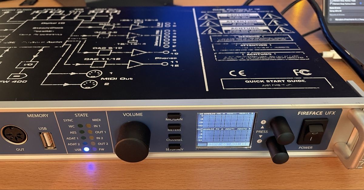 RME Studioequipment: RME Fireface UFX – Gebraucht aus Winterthur von roots85