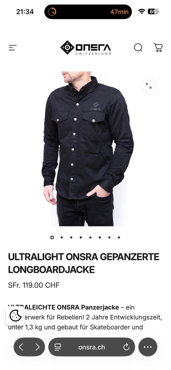Lotti di vestiti: Schutzausrüstung E-Longboard Onsra – Usato da Uttwil venduto da van_rr7z 7