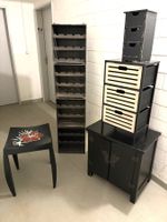 LOT Kommode mit Ablagetisch, Weinregal, Beistelltisch asia