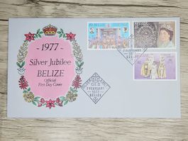 CL05 Enveloppe + Timbre Belize 1977