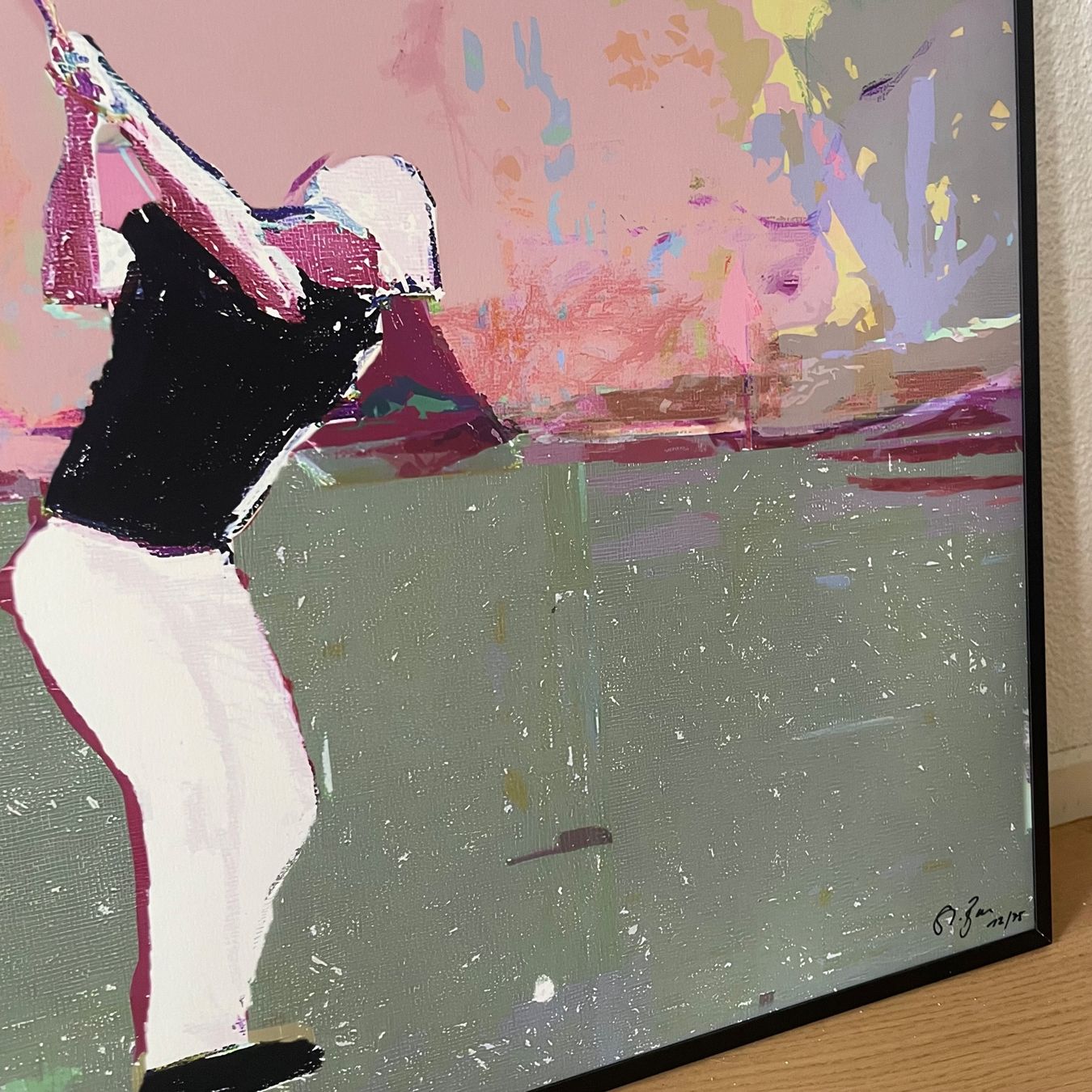Foto & Immagini: Golf Kunst Bild Modern Art - Swing - Bag - Expressionismus – Nuovo (secondo la descrizione) da St. Niklausen LU venduto da Stefan_Bammert_Art 2