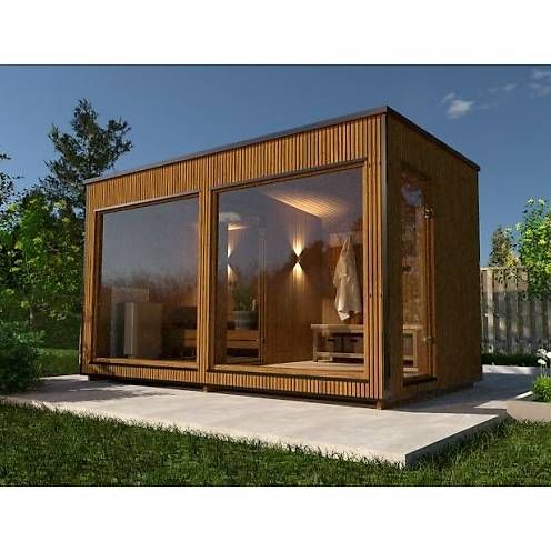 Sauna & Accessori: Luxussauna 2,3 x 4,4 m – Usato da St. Gallen venduto da Spa_at_Home911