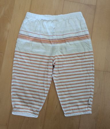 Gestreifte Baby-Hose / Schlupfhose – Gr. 68 (4–6M)