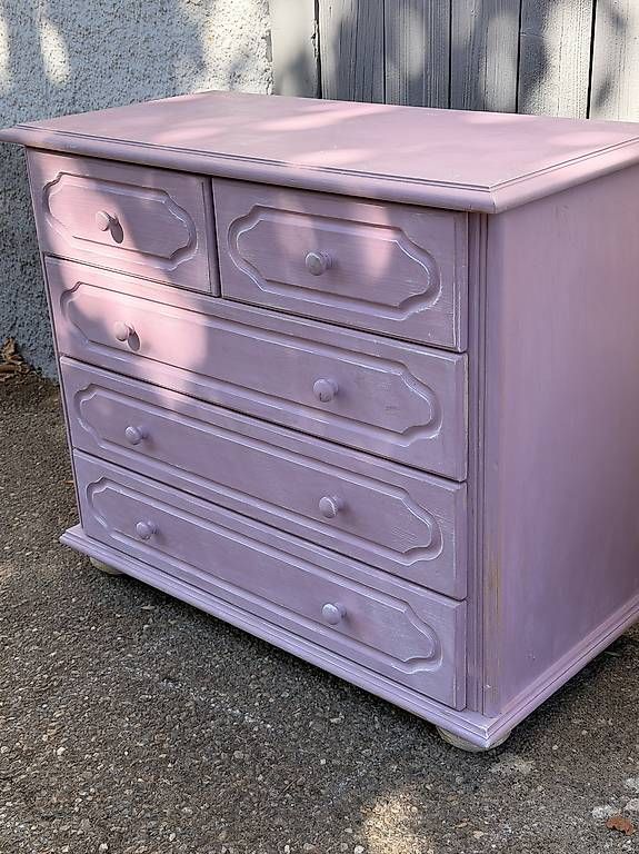 Cassettiere: Rosafarbene Shabby Kommode – Usato da Opfertshofen SH venduto da pat_zk67 1