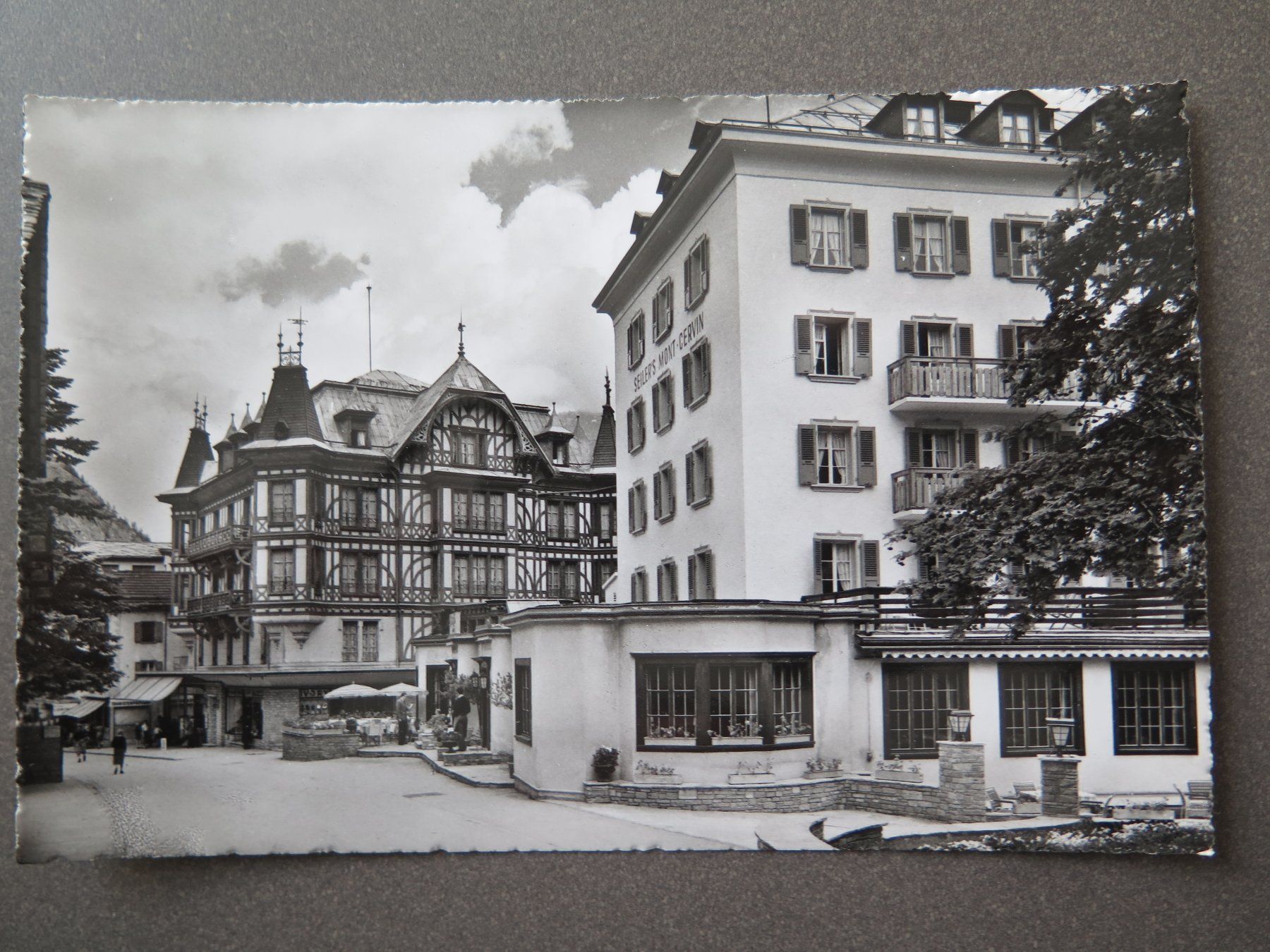 Ansichtskarten: ZERMATT - SEILER'S HOTEL MONT CERVIN – Gebraucht aus Wittenbach von lipasal