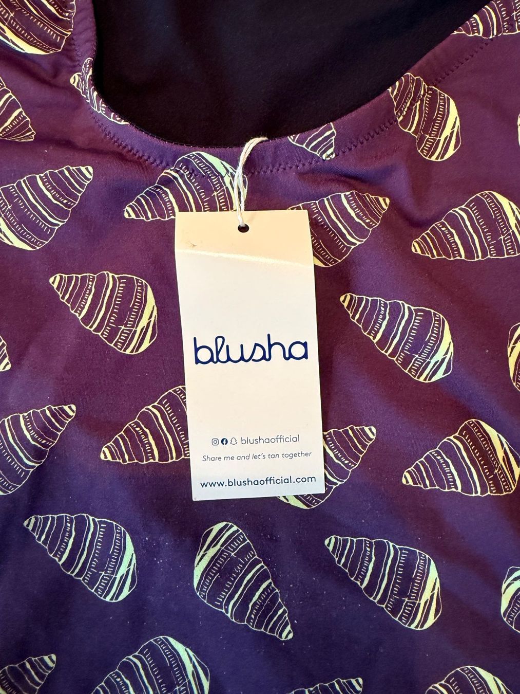 Badekleider & Bikinis: BLUSHA, Badekleid, Grösse 38, Farbe Violett mit Muster – Neu und originalverpackt aus Rudolfstetten von gst_g7xl 6
