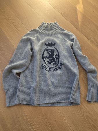 Strickpullover von Tommy Hilfiger, grau, Grösse XS