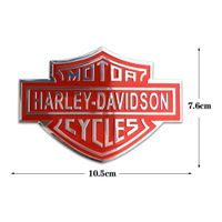 Aluminum Emblem Logo Harley Davidson Style Plakette Schild