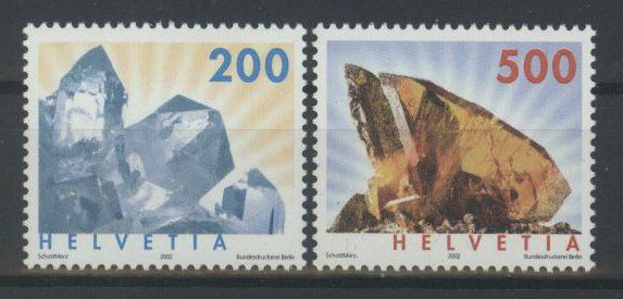 Tutti i francobolli: 2002, Dauermarken Mineralien ** (1) – Usato da Willisau venduto da Vollstempel
