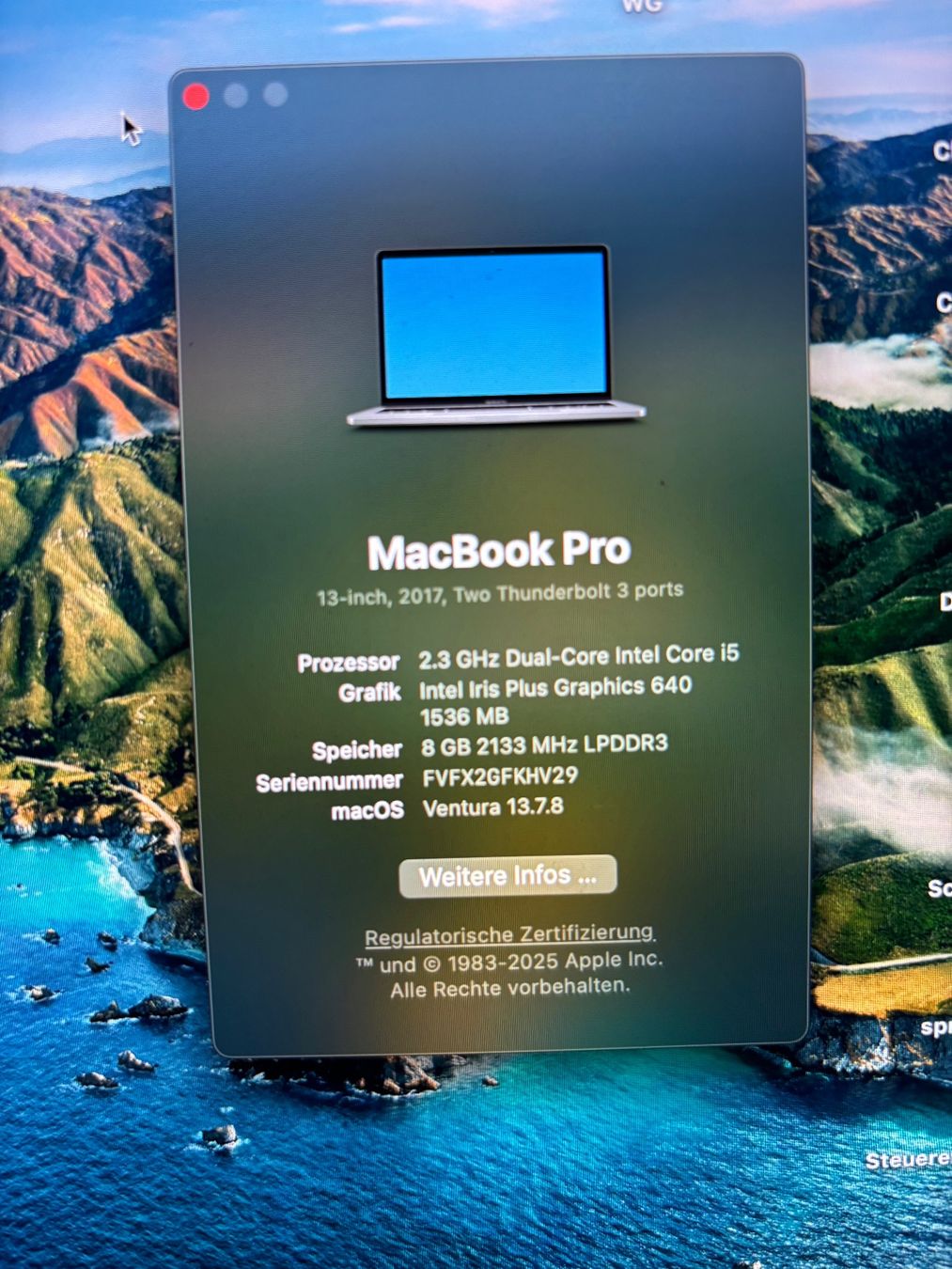 Apple Portables: Apple MacBook Pro 2017 – D'occasion à Winterthur par Chiara024 4