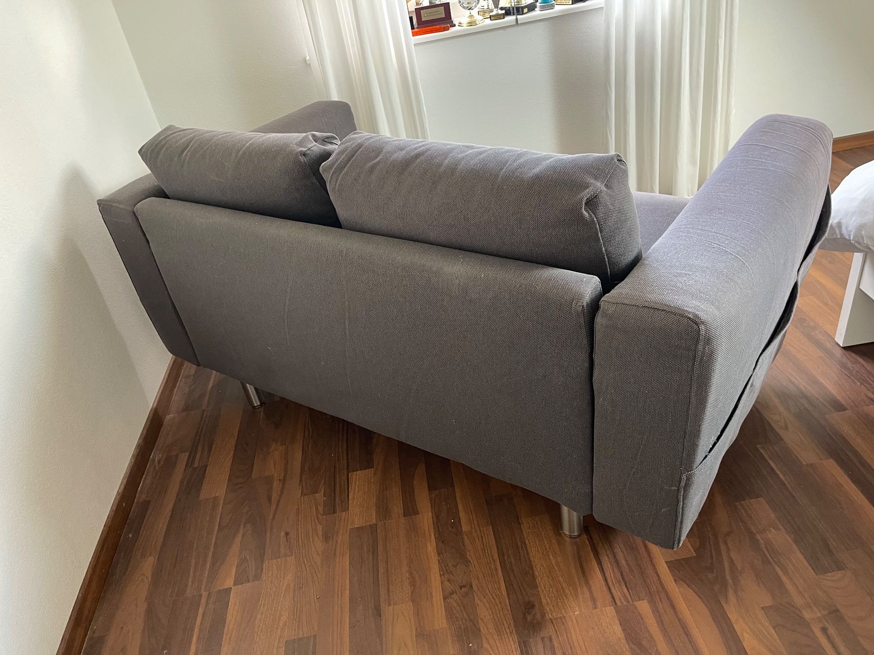 Ikea Divani: IKEA NORSBORG 2er-Sofa anthrazit/grau, abnehmbare & waschbar – Usato da Winterthur venduto da Lalacla 3