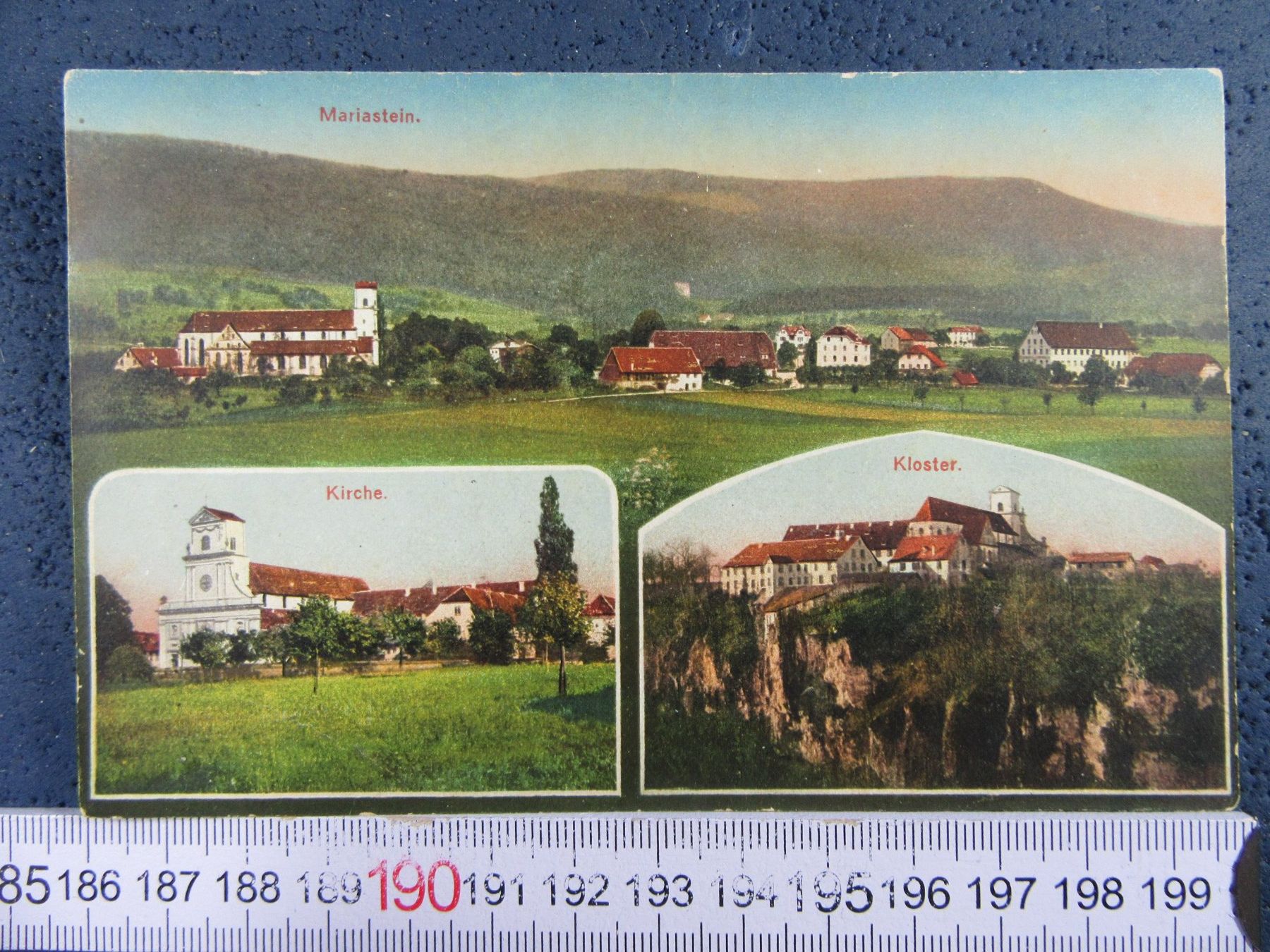 Cartoline postali: MARIASTEIN 1919 KIRCHE KLOSTER SO AK – Usato da Ettingen venduto da Hausi4711