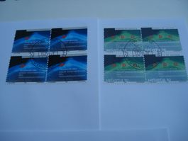 Satz Sondermarken UIT 1999, FDC Satz + 4erblock, 3 Bel