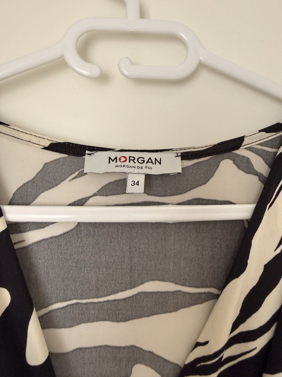 Morgan Vestiti: Morgan Maxikleid schwarz/weiss Gr 34 – Usato da  venduto da  2