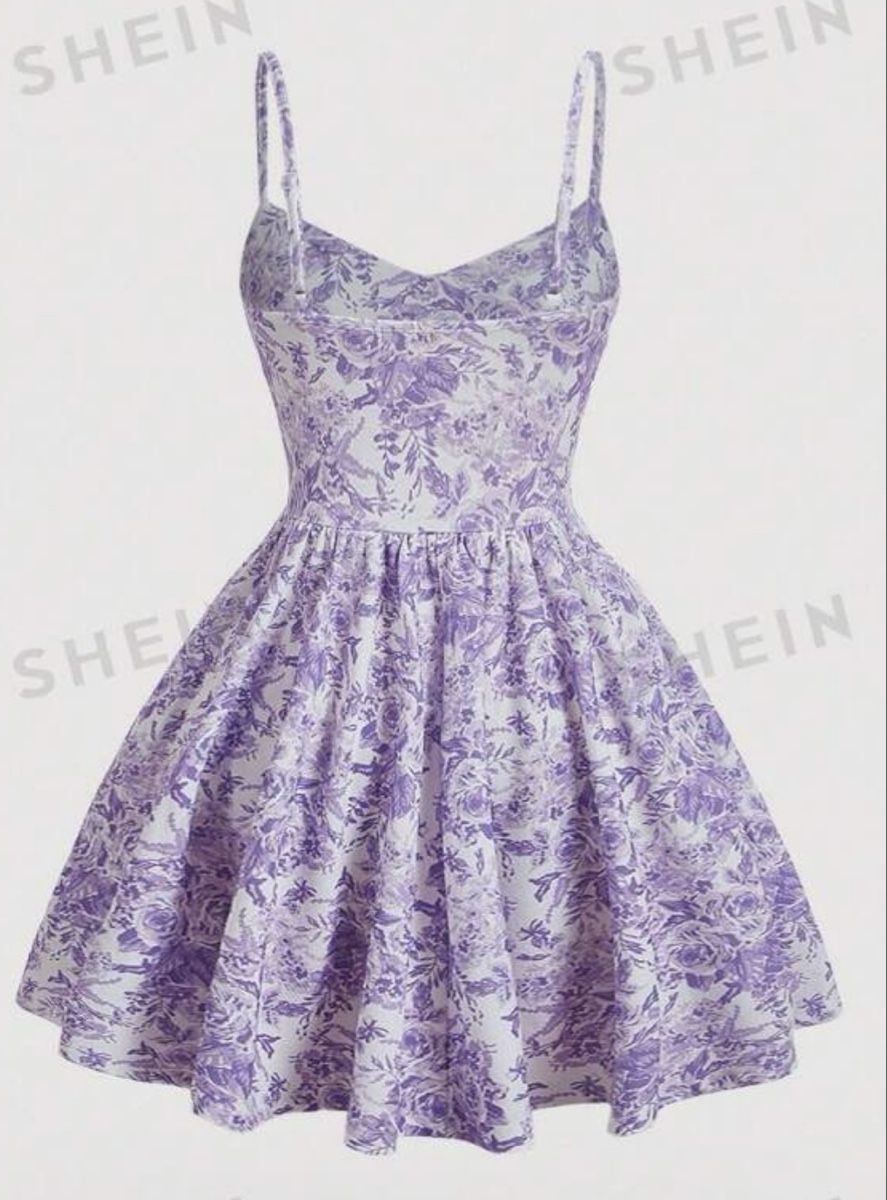 Shein Vestiti: Sommerkleid Lila-Weiss / Grösse: M – Nuovo (secondo la descrizione) da Oberhofen Thun'see venduto da ClaudiaKelesh 1